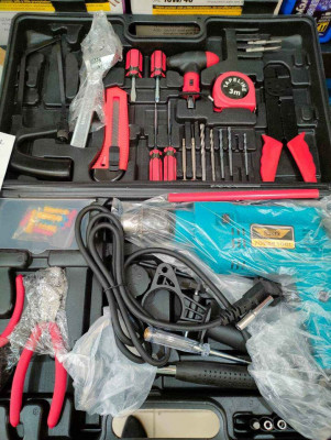 Impact Hammer Drill Power Tool Set