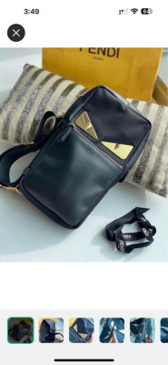 Original Fendi shouder bag / backpack / black monster bag