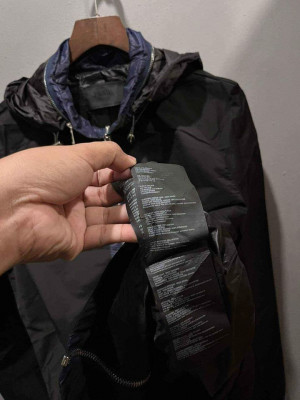 Prada packable hoodie JACKET