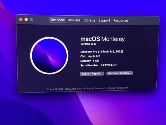 MacBook Pro 2022 Touch Bar