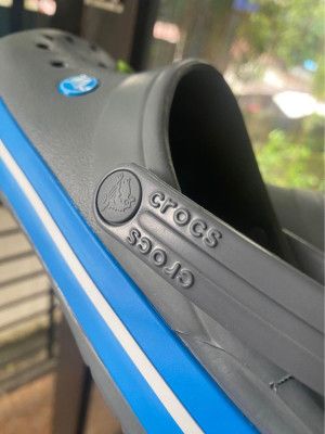 ORIGINAL Crocs Crocband Clog Charcoal Ocean