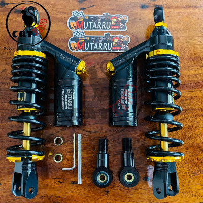 Mutarru Dual Rear shock black edition for Nmax, Aerox
