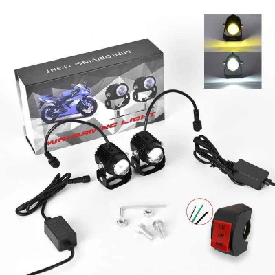 20W A Pair Mini Motorcycle Driving Light LED waterproof