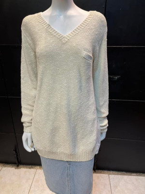 𝘚𝘈𝘊𝘈𝘐 𝘓𝘜𝘊𝘒 LACE COMBINATION CROCHET KNIT PULLOVER