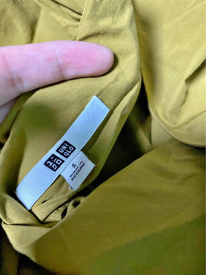 Uniqlo wrap blouse