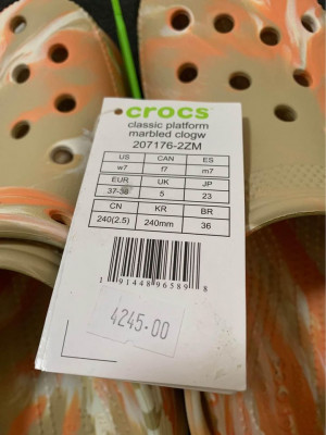 Crocs -tie dye