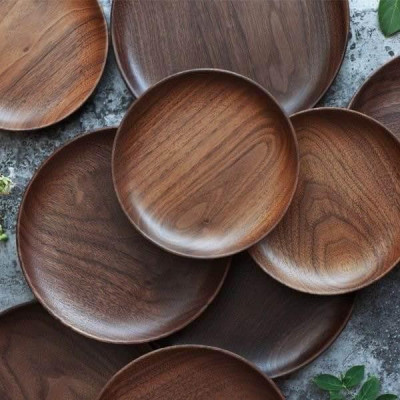 Acacia Wood plates
