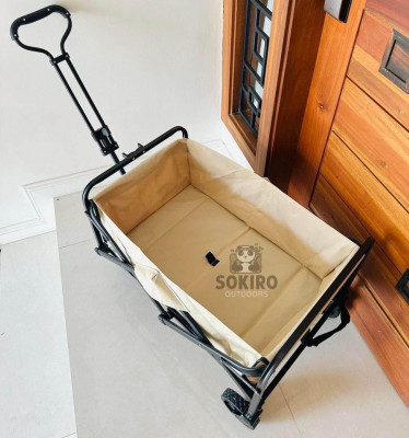 Foldable Khaki Wagon Trolley