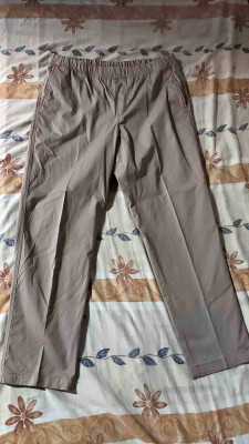 UNIQLO Cotton Relaxed Ankle Pants