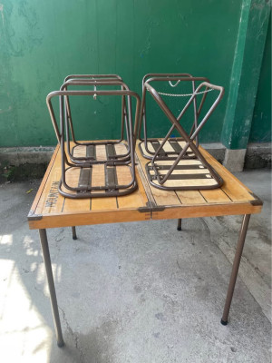 Portable Folding Wooden Camping Picnic Table and Chairs