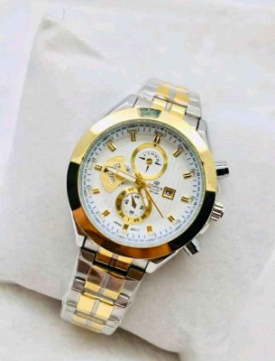 Edifice watch for men stainLess steeL with date