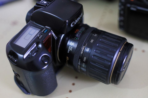 Canon EOS 100QD Film Camera + 35-135mm USM Lens for only