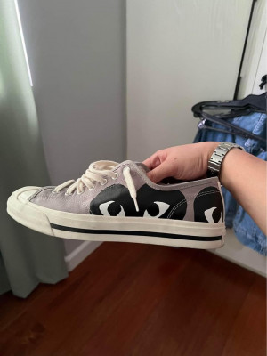 CDG Converse Jack Purcell grey/black