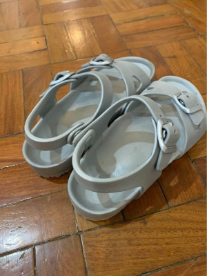 Birkenstock Rio Essential Kids Sandals Grey UNISEX - size EU31