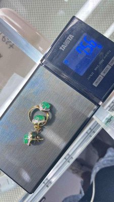 Original Emerald With Diamond