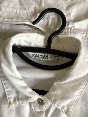 Zara Denim Semi Croptop