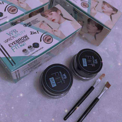 2 in 1 eyebrow pomade with brush