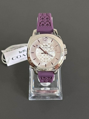 Coach Violet Rubber Strap Women's Watch