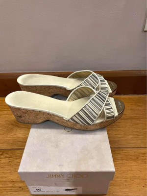 Authentic Jimmy Choo Panna in Charol Nude