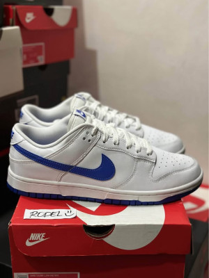 Dunk Low White Hyper Royal