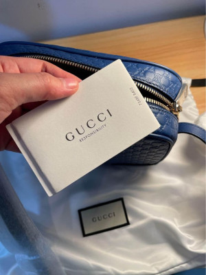 Gucci Micoguccisima Mini Bree Messenger Bag
