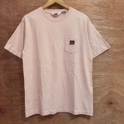 BEN DAVIS OVERSIZED POCKET TEE (Light Pink)