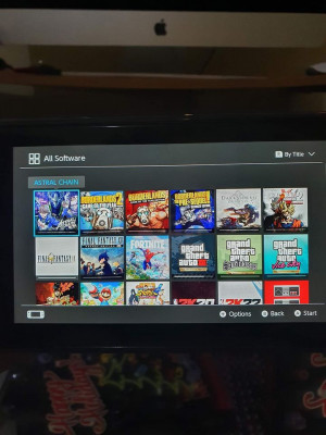 Nintendo Switch V2 with games