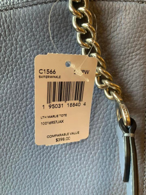 Coach Marlie Tote in periwinkle