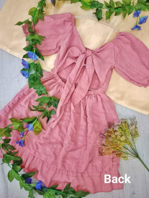 PRE TEENS Back tie dress