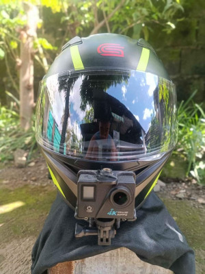 Helmet SEC Windstorm (Large) Modular w/ Action Cam