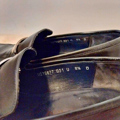 Authentic Ferragamo Black Leather Shoes (Preloved)