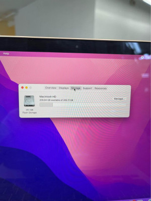 Macbook Air M1 2020 8gb 256gb ssd