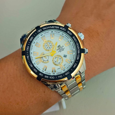 EDIFICE CASIO WATCH FOR MEN BIG FACE ANALOG MOVEMENT