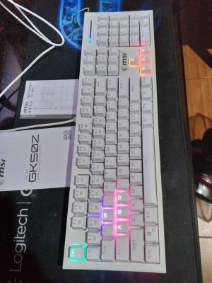 White mechanical keyboard