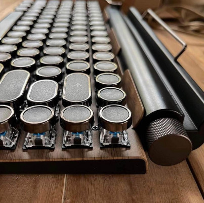 Retro typewriter keyboard