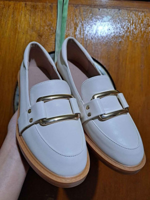 Brand New Minimalist Metal Decor Loafers