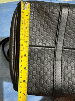 Gucci Guccissima Leather Boston Bag