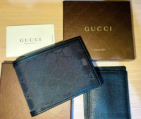 Gucci Canvas Bifold Wallet