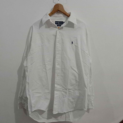 Ralph Lauren White Polo L/S