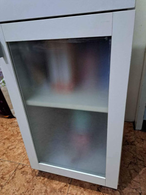 Minimalist Side Cabinet White