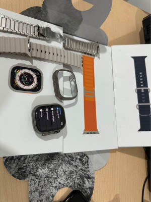 Apple watch Ultra 49 mm Titanium ( GPS+CELLULAR) With Orange Alpine Loop