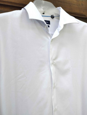 Nautica white long sleeve polo large