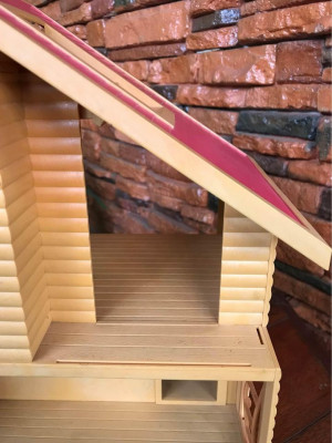 DOLL HOUSE WITH FREE WOODEN FURNITURES