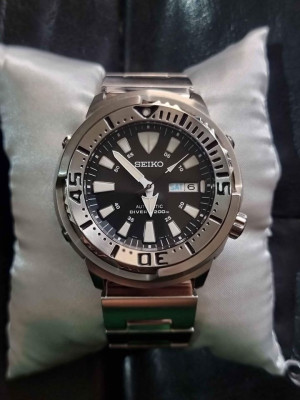 SRPE85K1 Seiko Black Monster Baby Tuna All Steel