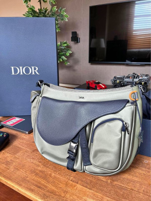 Dior x Sacai Soft Saddle Bag