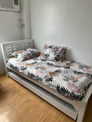 Used Bed Frame with Pull-Out Bed for Sale