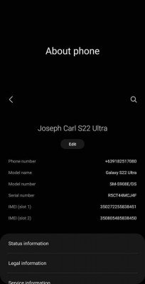 Samsung S22 Ultra 256gb