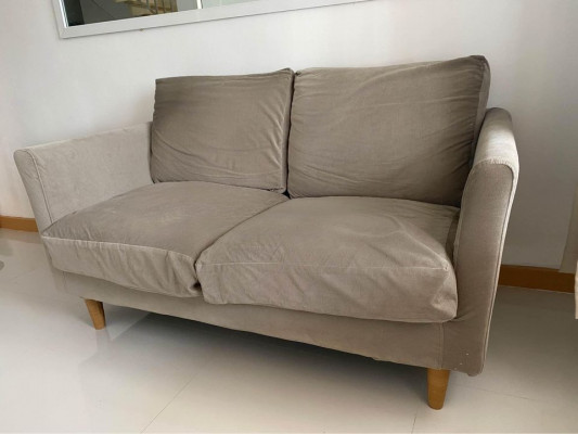 Sofa japan surplus 2 seater gray color