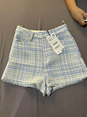 ZARA Textured Shorts