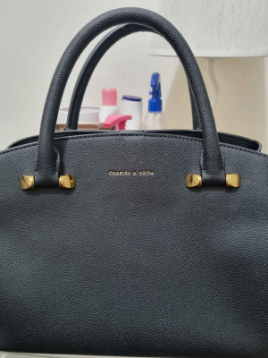 Charles & Keith Black Sling Bag